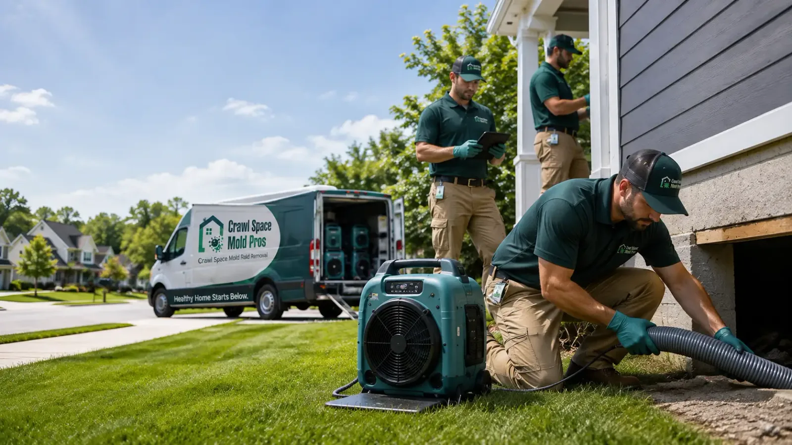 Crawl Space Mold Removal in Paeonian Springs, VA
